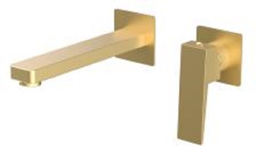 Фото Встраиваемый смеситель для раковины CHIEZZA Bonivera brushed gold 