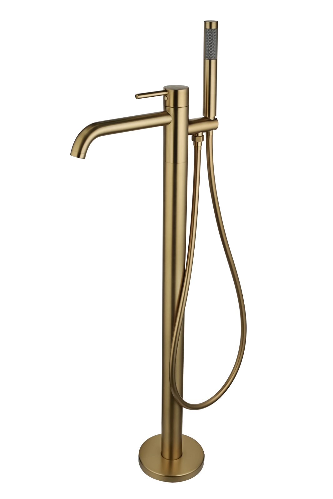 Фото Смеситель для ванны напольный CHIEZZA Eliavita brushed gold 