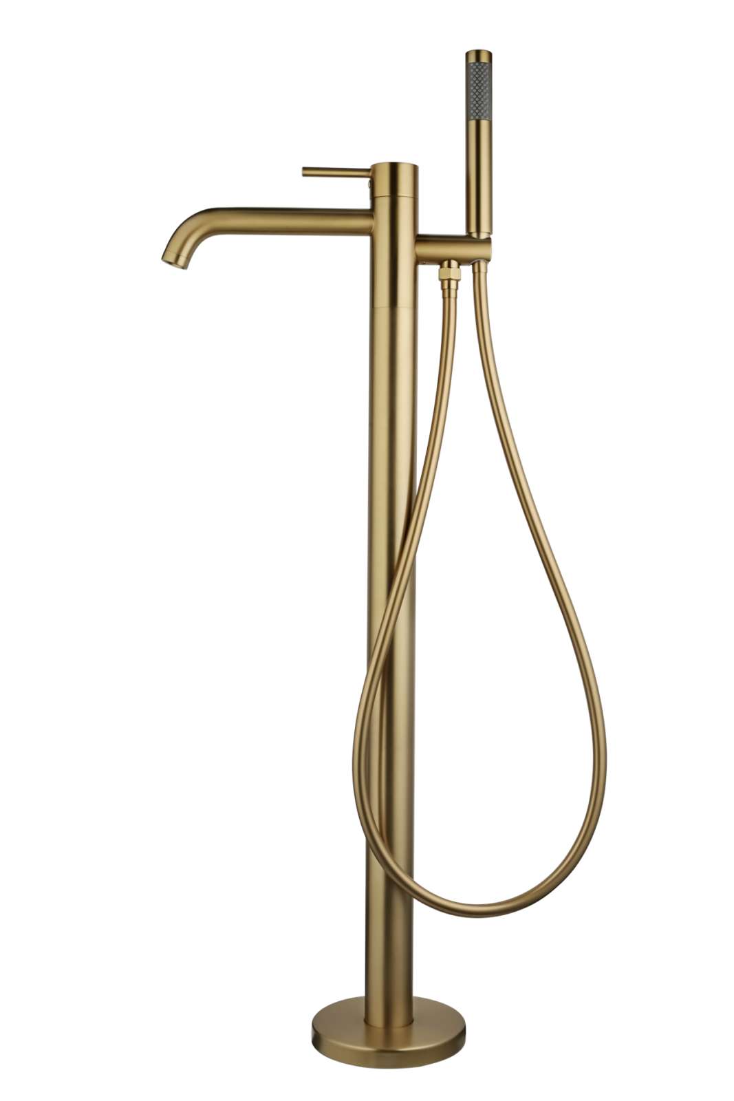 Дополнительное фото №2 Смеситель для ванны напольный CHIEZZA Eliavita brushed gold 