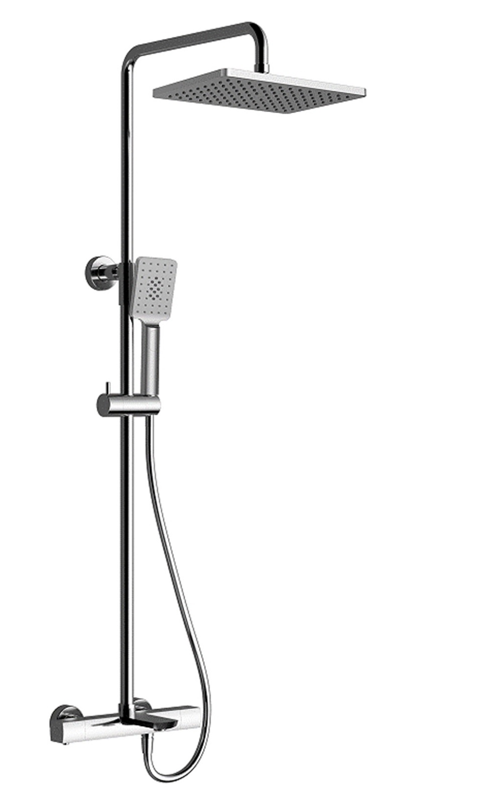 Фото Душевая система Chiezza Ribago с термостатом, хром