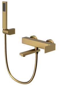 Однорычажный смеситель для ванны CHIEZZA Bonivera, матовое золото