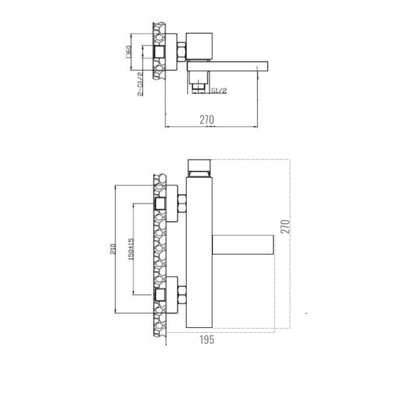 Дополнительное фото №1 Однорычажный смеситель для ванны CHIEZZA Bonivera, хром