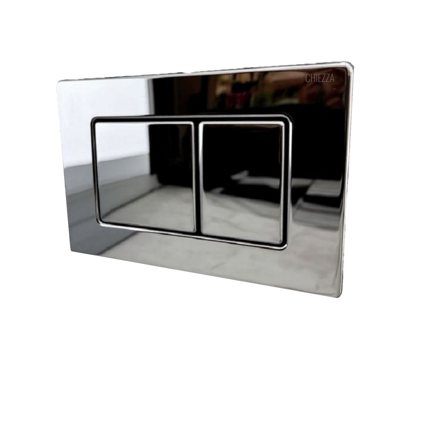 Дополнительное фото №1 Клавиша смыва глянцевая, сталь CHIEZZA CH003BATA 164*241*12мм