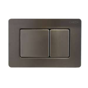Клавиша смыва графитово-серая матовая, сталь CHIEZZA CH003CATA 164*241*12мм