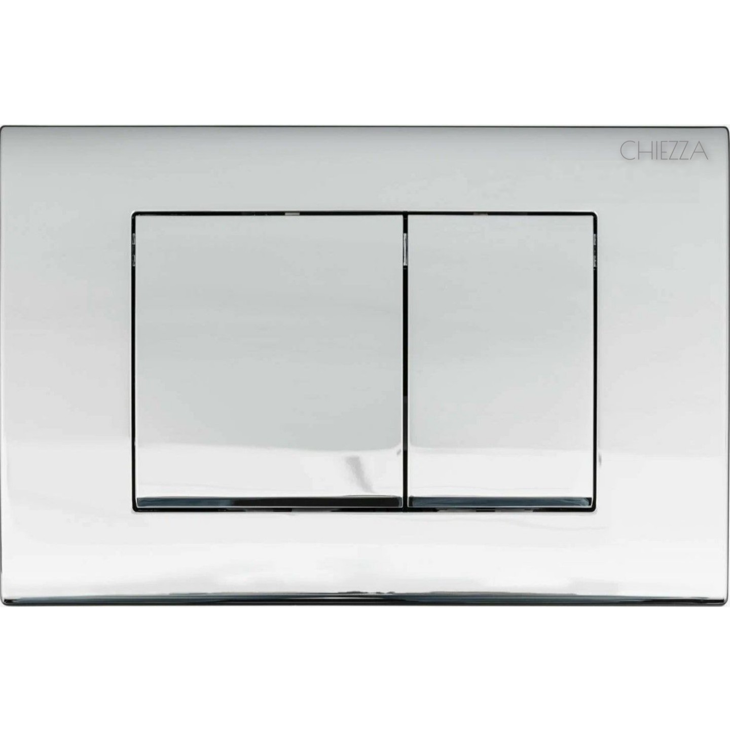 Фото Клавиша смыва хром, пластик CHIEZZA CH001BATA 165*245*11.7мм