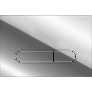 Клавиша смыва хром/хромированные кольца, пластик CHIEZZA CH011BATA 165*245*13.7мм