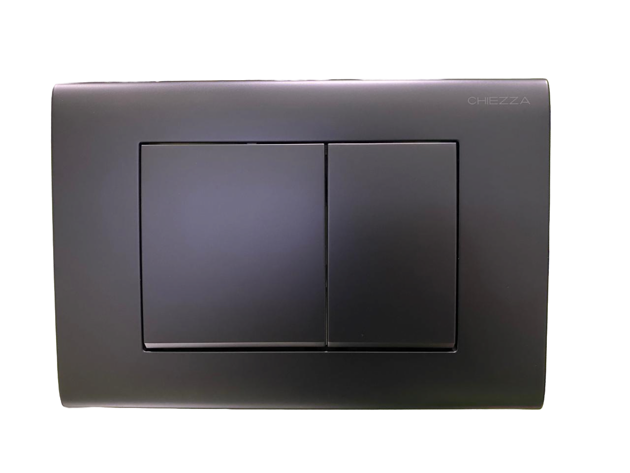 Фото Клавиша смыва черная матовая, пластик CHIEZZA CH001DATA 165*245*11.7мм