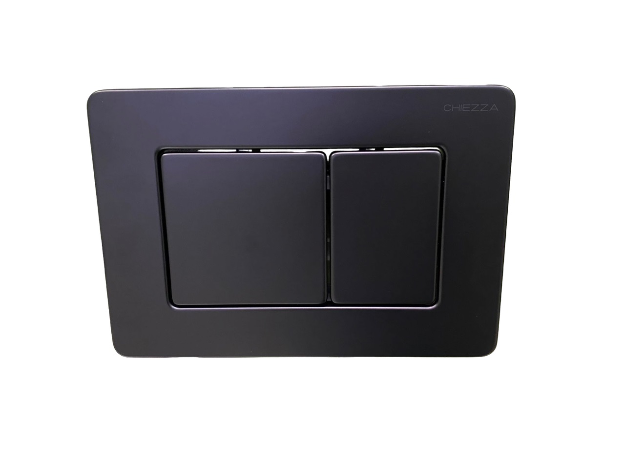 Фото Клавиша смыва черная матовая, сталь CHIEZZA CH003DATA 164*241*12мм